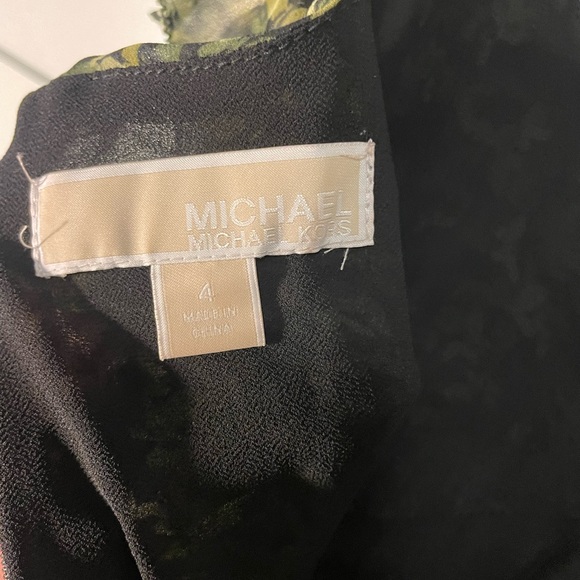 Michael Kors Black Ivy Midi dress size 4 - Picture 4 of 6